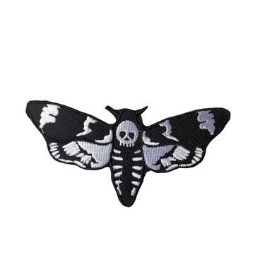 Death Moth Iron On Patch